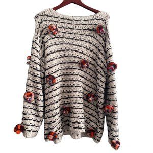 Zara Cute Pom Pom Sweater Size S